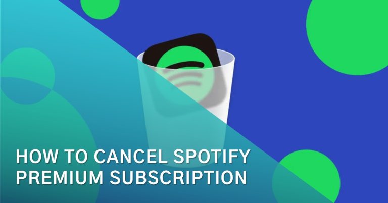 How to Cancel Spotify Premium Subscription