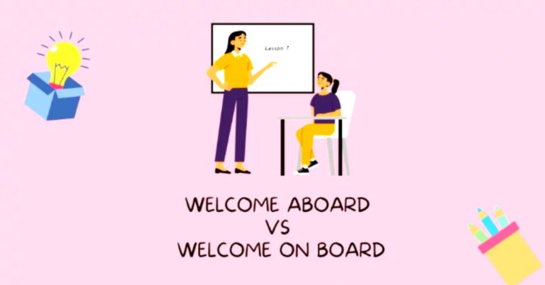 Welcome aboard and Welcome on board mean